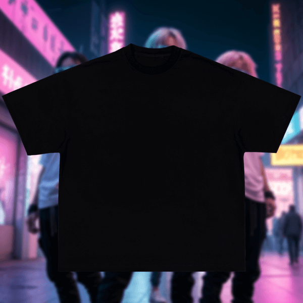 Blank Oversize T-shirt (Black)